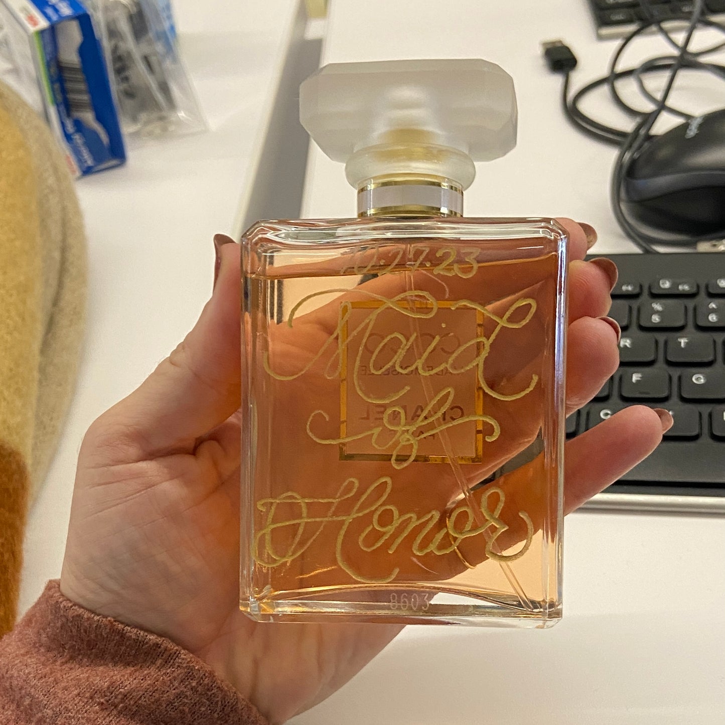 Engraved Perfume Bottle