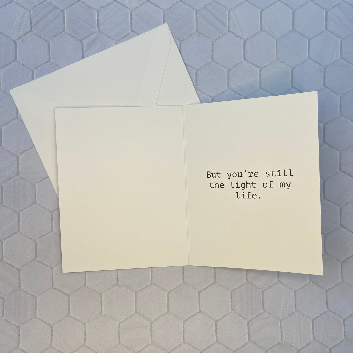 Romantic card for your significant other or roommate